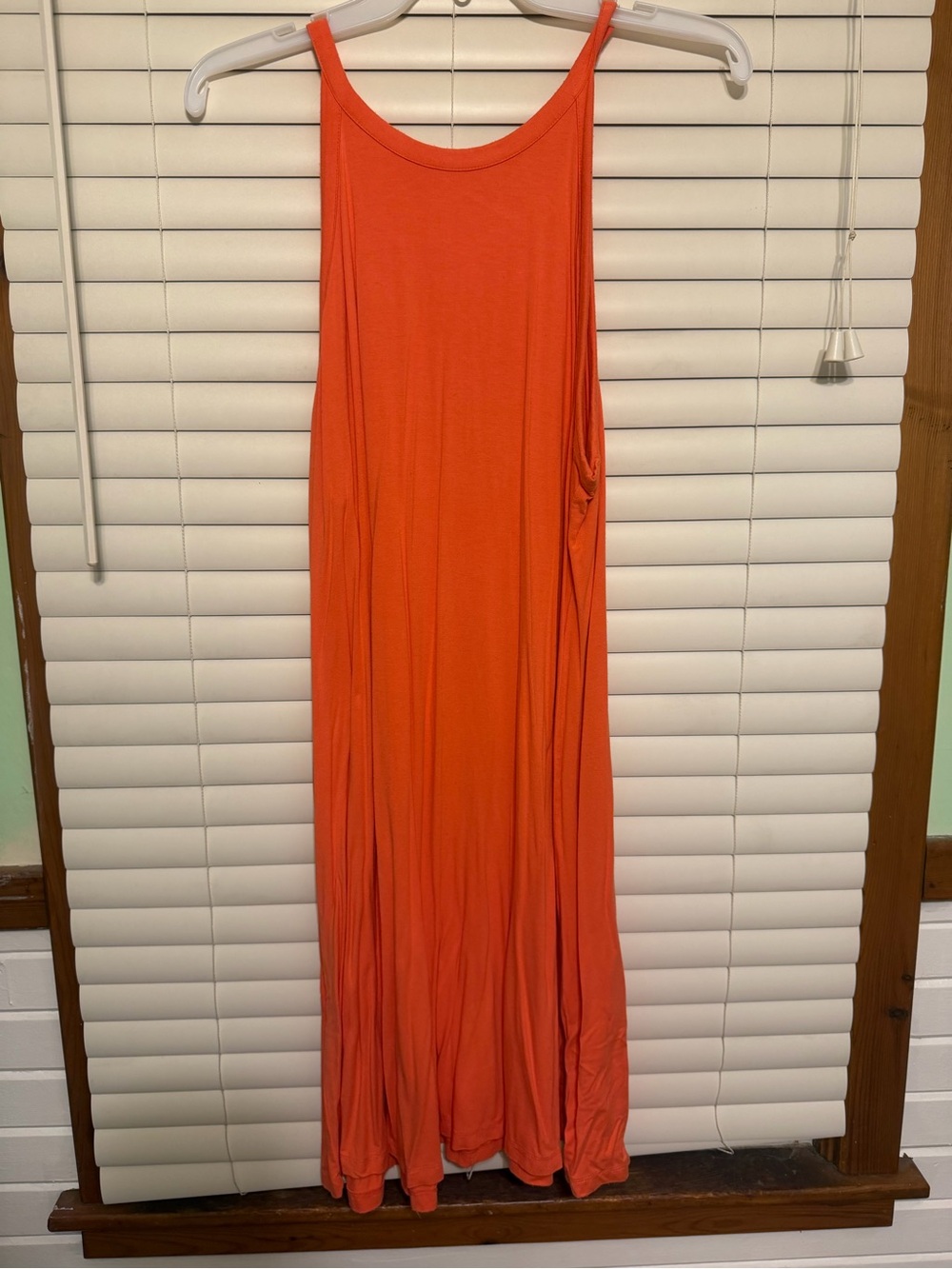 Orange/pink Sleeveless Maxi Dress - Women